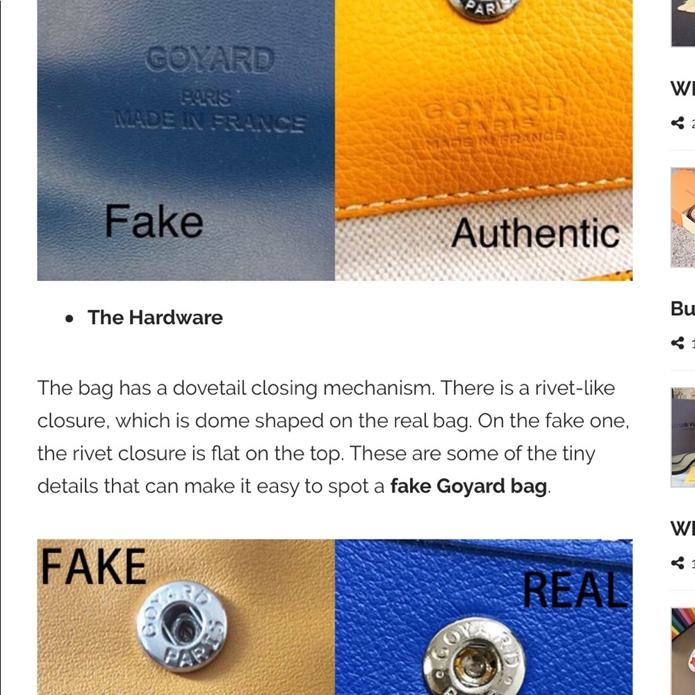💖Goyard authenticity tips💖 - Picture 3 of 8